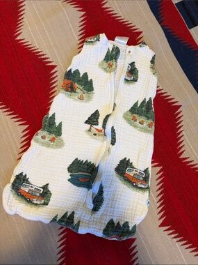 Little Unicorn 100% cotton 0-6 mo Sleep Sack with Camping Print